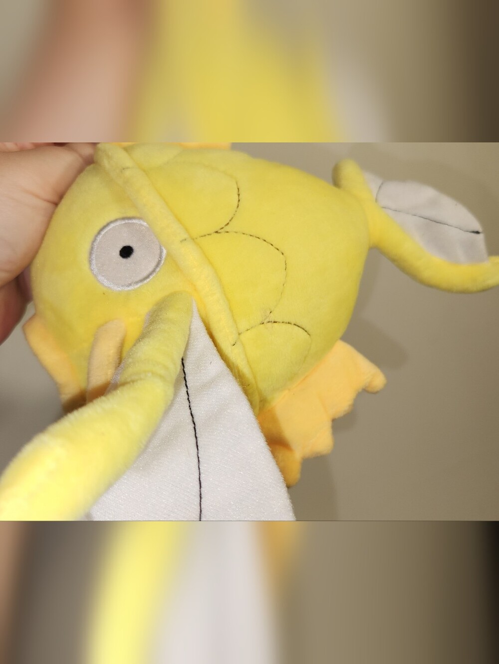 💛🐠 Pokemon💛 Inspired Yellow Plush Magikarp Fish - Soft Cute Character Small